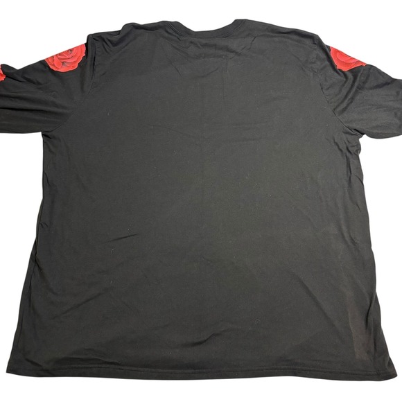 Selena Long Sleeve T-Shirt Roses Graphic Print Black Tee 2XL - Picture 4 of 7